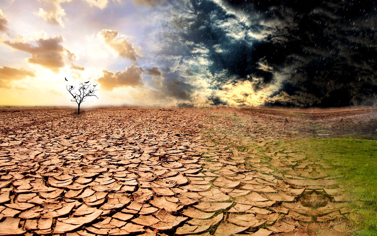 dry desolate desert