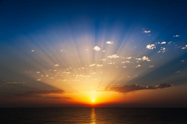 ocean sunrise - rise of SDR