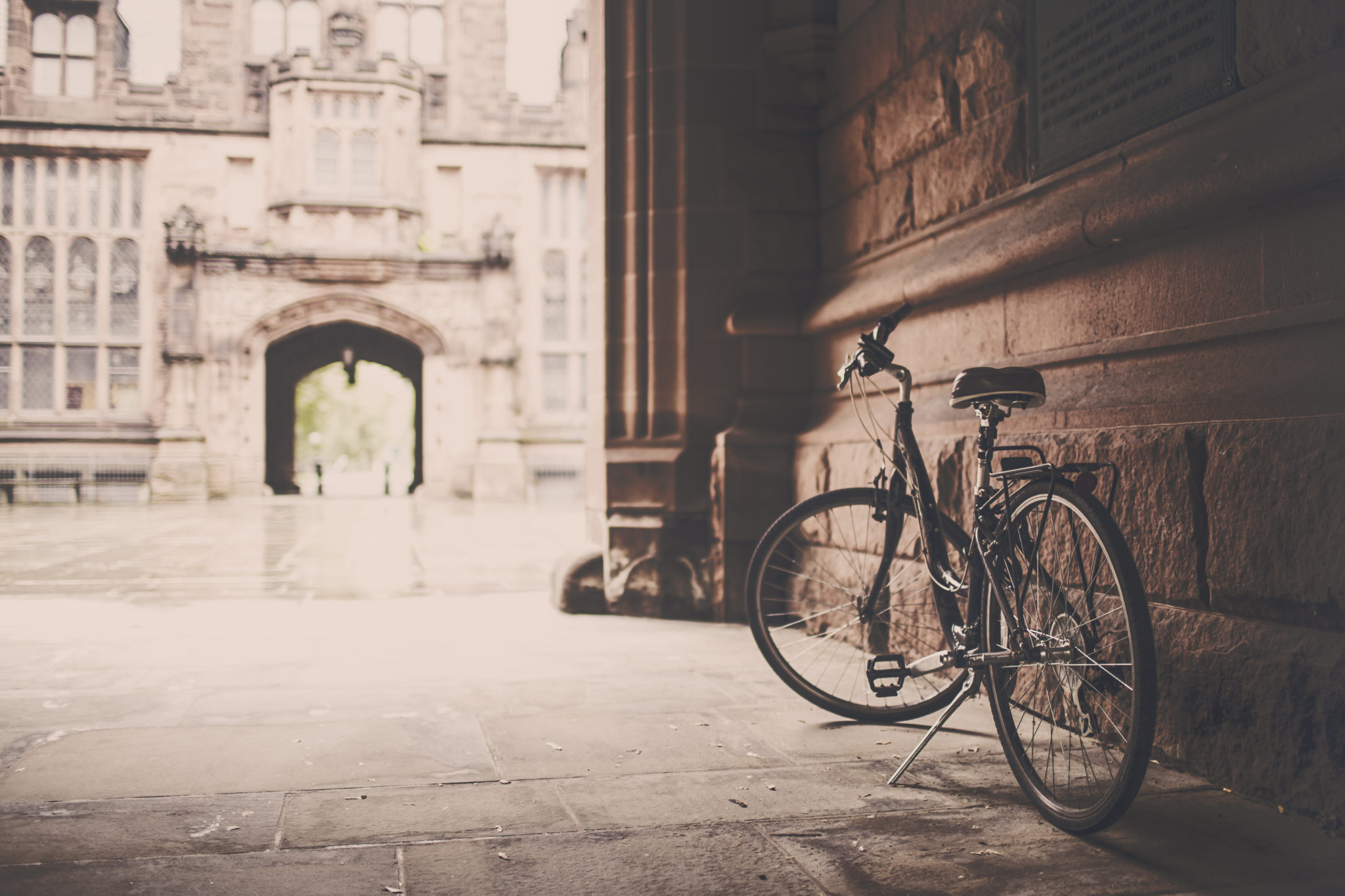 bicycle on sidewalk